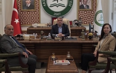 Artvin Çoruh Üniversitesi Rektörü Prof. Dr. İbrahim Aydın'ı ziyaretimiz